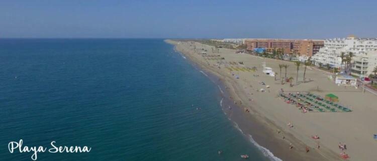Apartamentos Deluxe Roquetas De Mar Con Golf Y Piscina Climatizada, Parking Privado Vícar Exteriör bild